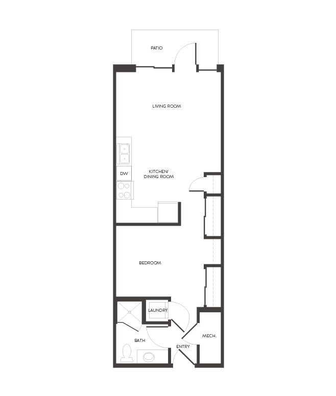Floor Plans of City House Apartments in Denver, CO